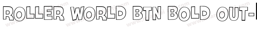 Roller World BTN Bold Out字体转换
